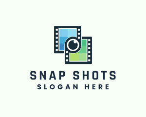 Photograph - Video Filmstrip Studio logo design