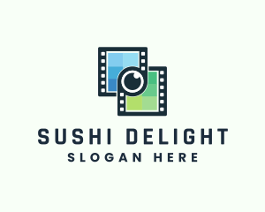 Video Filmstrip Studio logo design