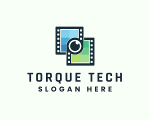 Video Filmstrip Studio logo design