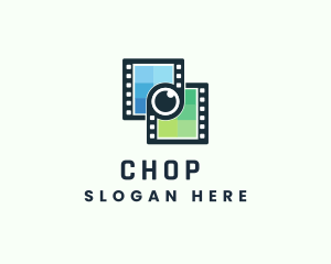 Cinematography - Video Filmstrip Studio logo design