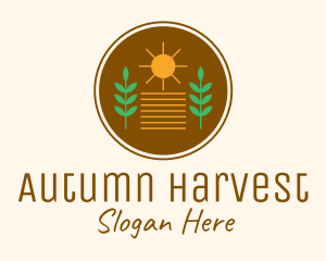 Sunshine Harvest Farm logo design