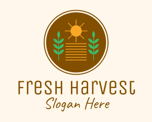 Sunshine Harvest Farm logo design