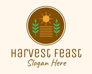 Sunshine Harvest Farm logo design