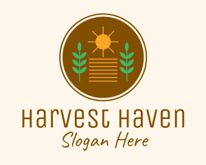 Sunshine Harvest Farm logo design