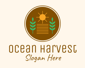 Sunshine Harvest Farm logo design