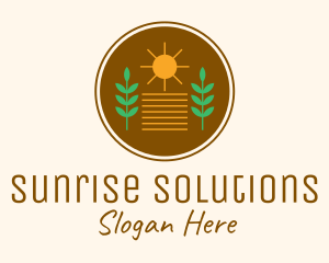 Sunshine Harvest Farm logo design