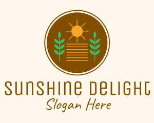 Sunshine Harvest Farm logo design