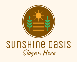 Sunshine Harvest Farm logo design