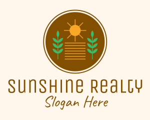 Sunshine Harvest Farm logo design