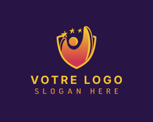 Cooperative - Organization People Leader logo design