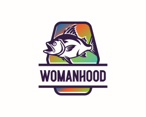 Fisherman Fishing Angler Logo