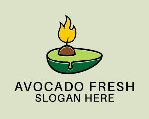 Avocado - Hot Avocado Fruit logo design