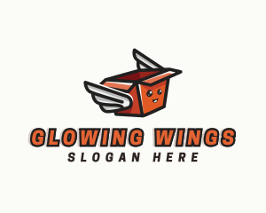 Winged Box Logistics logo design