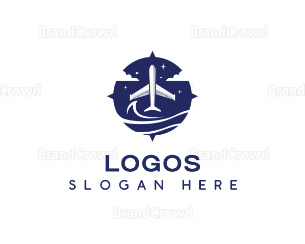 Airplane Travel Flight Logo