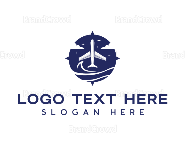 Airplane Travel Flight Logo