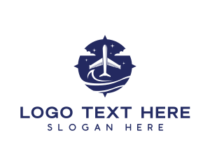 Airplane Travel Flight Logo