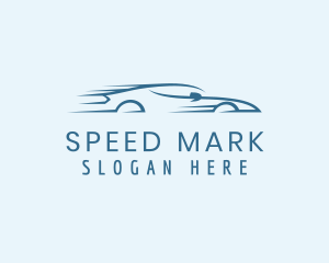 Fast Race Car Drive  logo design