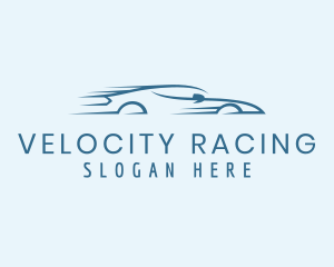 Fast Race Car Drive  logo design