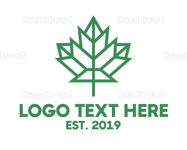 Polygon Canada Leaf Logo