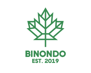 Canada - Polygon Canada Leaf logo design