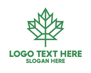 Polygon Canada Leaf Logo