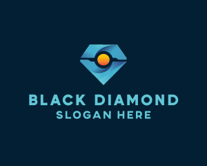 Robot Diamond Tech  logo design