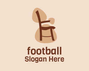 Brown Chair Furniture Logo