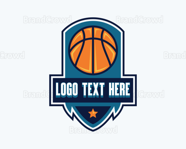 Basketball Sports League Logo