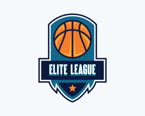 League - Basketball Sports League logo design