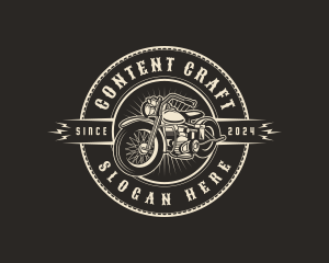 Motorcycle Bike Motor logo design