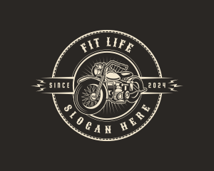 Motorcycle Bike Motor logo design