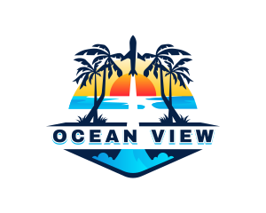 Beach Tour Travel logo design