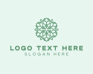 Gardening - Floral Rose Landscaping logo design