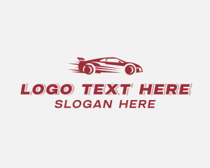 Super Car - Speed Car Racer logo design
