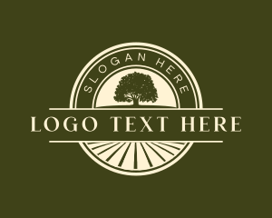 Arborist - Tree Field Farm logo design