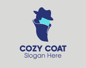 Coat - Gentleman Spy Investigator logo design