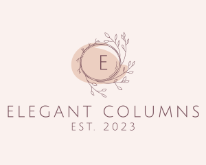 Elegant Plant Vine Florist logo design