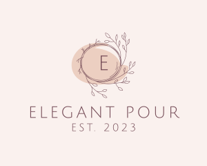 Elegant Plant Vine Florist logo design