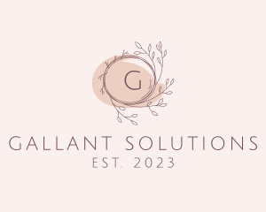 Elegant Plant Vine Florist logo design