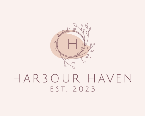 Elegant Plant Vine Florist logo design