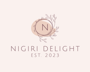 Elegant Plant Vine Florist logo design