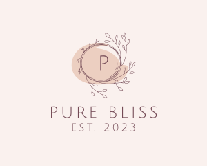 Elegant Plant Vine Florist logo design