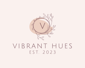 Elegant Plant Vine Florist logo design