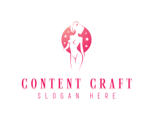 Stripper Erotic Woman logo design