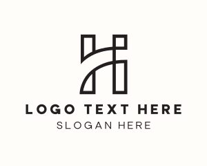 Legal - Professional Minimalist Letter H logo design