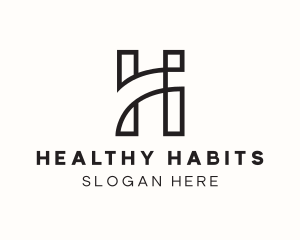 Professional Minimalist Letter H logo design