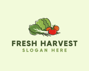 Fresh Vegetable Farm logo design