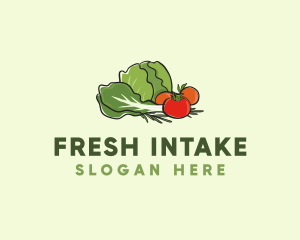 Fresh Vegetable Farm logo design