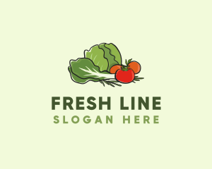 Fresh Vegetable Farm logo design