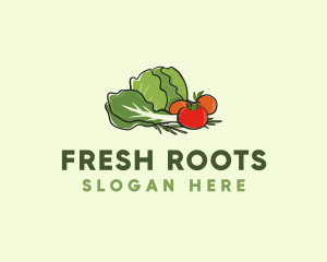 Fresh Vegetable Farm logo design